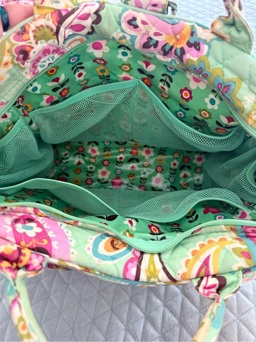 Vera Bradley convertible diaper bag